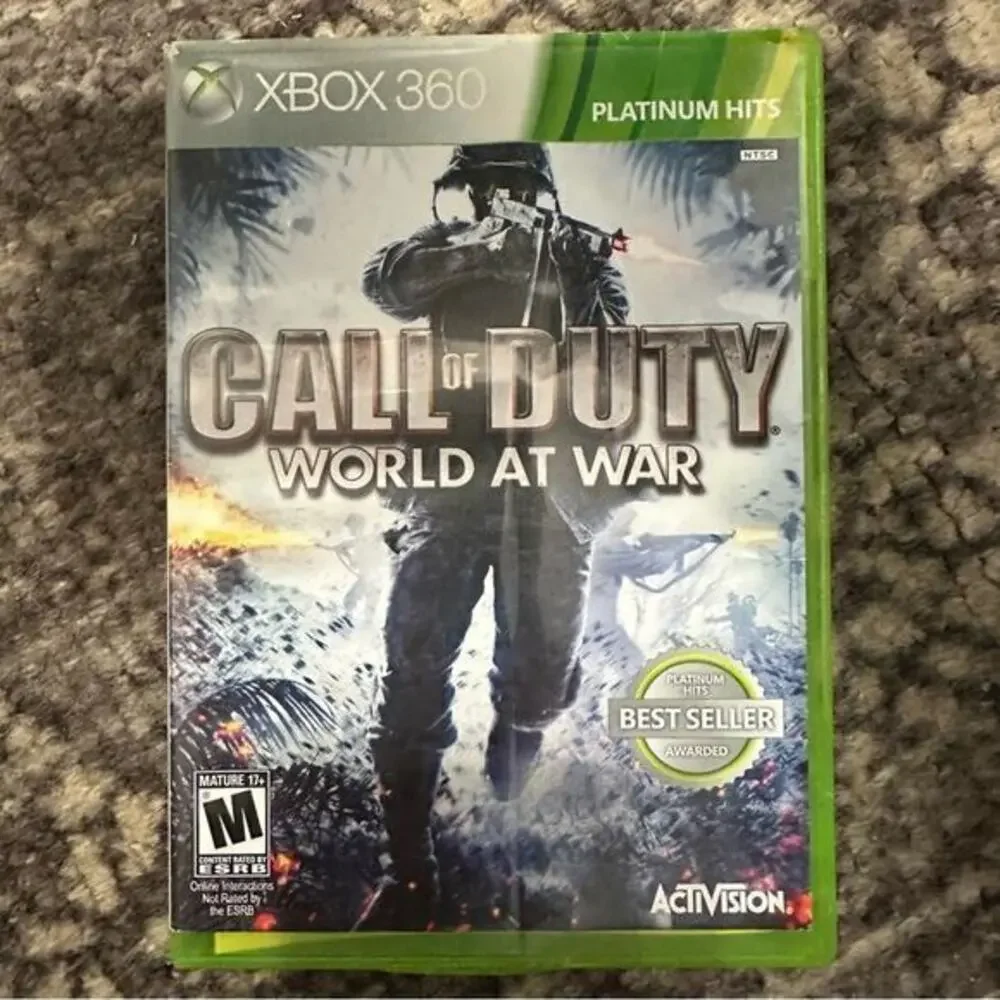 Microsoft XBOX 360 2008 Call of Duty: World at War Platinum Hits Best Seller